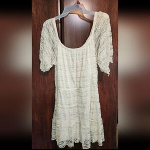 Lace Dress in Cream